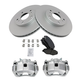 TRQ® - Front Disc Brake Kit with Ceramic Pads and Calipers