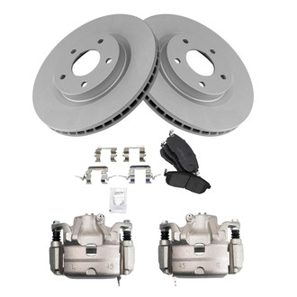 TRQ® - Front Disc Brake Kit with Ceramic Pads and Calipers