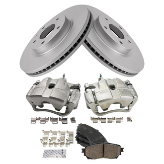 TRQ® - Front Disc Brake Kit with Ceramic Pads and Calipers