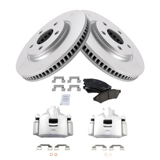 TRQ® - Front Disc Brake Kit with Ceramic Pads and Calipers