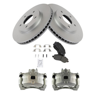 TRQ® - Front Disc Brake Kit with Ceramic Pads and Calipers