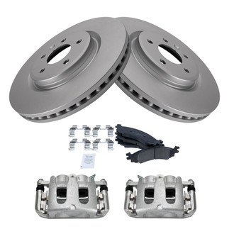 TRQ® - Front Disc Brake Kit with Ceramic Pads and Calipers