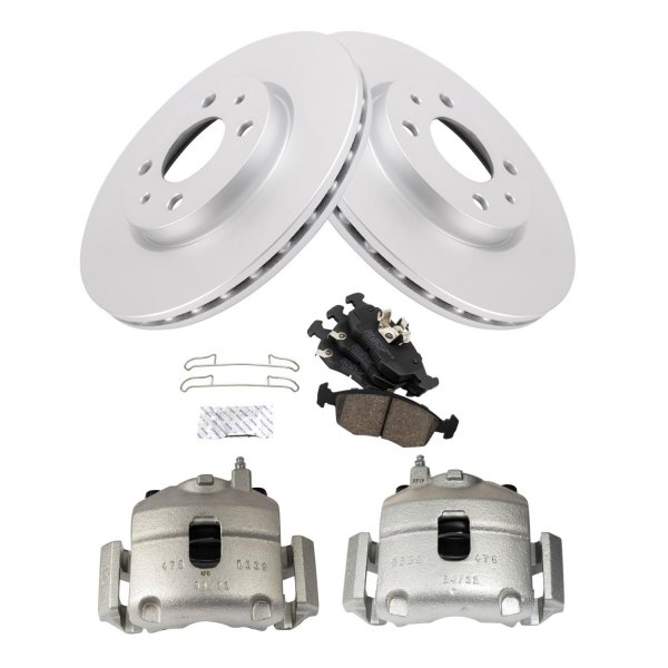 TRQ® - Front Disc Brake Kit with Ceramic Pads and Calipers