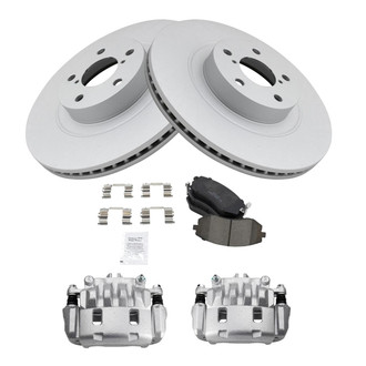 TRQ® - Front Disc Brake Kit with Ceramic Pads and Calipers