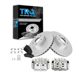TRQ® - Front Disc Brake Kit with Ceramic Pads and Calipers