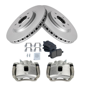 TRQ® - Front Disc Brake Kit with Ceramic Pads and Calipers