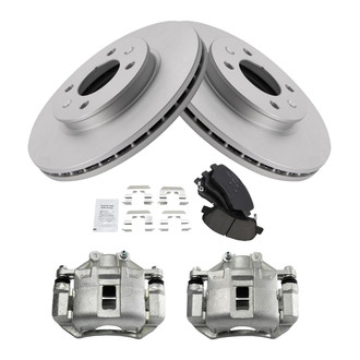 TRQ® - Front Disc Brake Kit with Ceramic Pads and Calipers