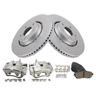 TRQ® - Front Disc Brake Kit with Ceramic Pads and Calipers