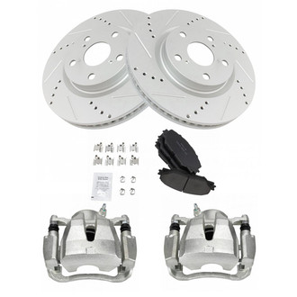 TRQ® - Performance Ceramic Brake Kit with Calipers
