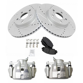 TRQ® - Performance Ceramic Brake Kit with Calipers