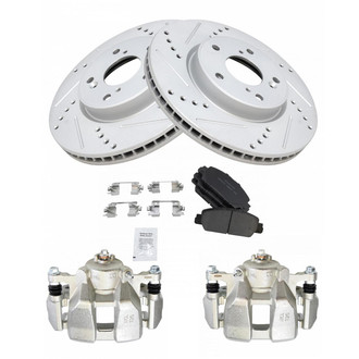 TRQ® - Performance Ceramic Brake Kit with Calipers