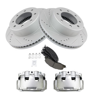 TRQ® - Performance Ceramic Front Brake Kit with Calipers