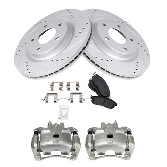 TRQ® - Performance Ceramic Brake Kit with Calipers