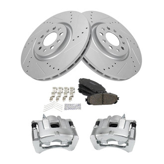 TRQ® - Performance Ceramic Brake Kit with Calipers