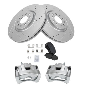 TRQ® - Performance Ceramic Brake Kit with Calipers