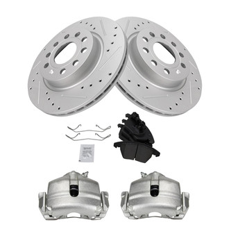 TRQ® - Performance Ceramic Brake Kit with Calipers