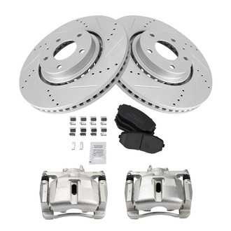 TRQ® - Performance Ceramic Brake Kit with Calipers