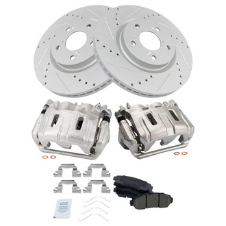 TRQ® - Performance Ceramic Brake Kit with Calipers