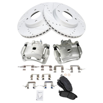 TRQ® - Performance Ceramic Brake Kit with Calipers