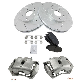 TRQ® - Performance Ceramic Brake Kit with Calipers
