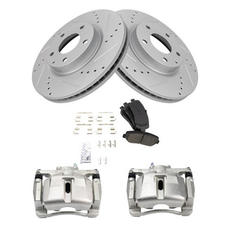 TRQ® - Performance Ceramic Brake Kit with Calipers