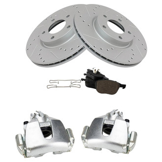 TRQ® - Performance Ceramic Brake Kit with Calipers