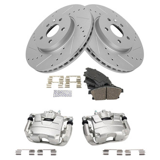 TRQ® - Performance Ceramic Brake Kit with Calipers