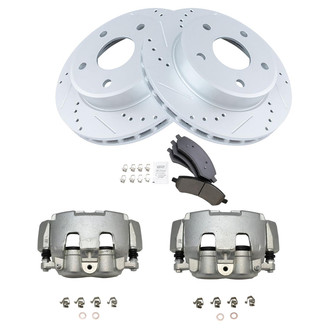 TRQ® - Performance Ceramic Brake Kit with Calipers