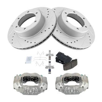TRQ® - Performance Ceramic Brake Kit with Calipers