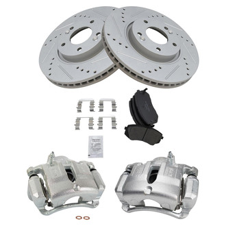 TRQ® - Performance Ceramic Brake Kit with Calipers