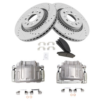 TRQ® - Performance Ceramic Brake Kit with Calipers