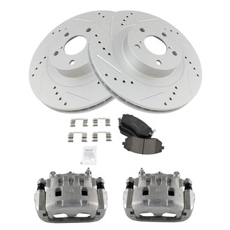 TRQ® - Performance Ceramic Brake Kit with Calipers