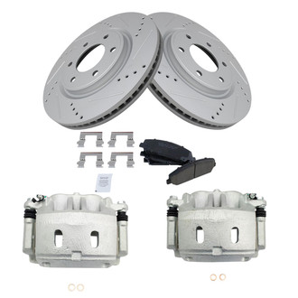 TRQ® - Performance Ceramic Brake Kit with Calipers