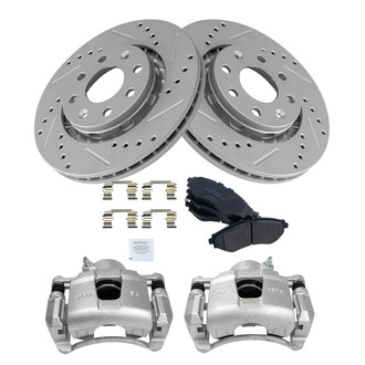 TRQ® - Performance Ceramic Brake Kit with Calipers