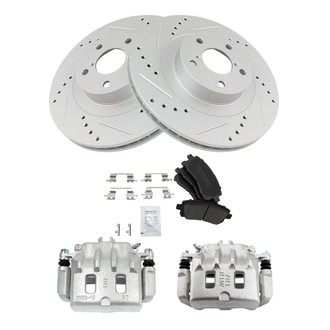 TRQ® - Performance Ceramic Brake Kit with Calipers