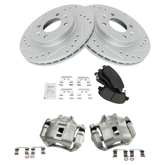 TRQ® - Performance Ceramic Brake Kit with Calipers
