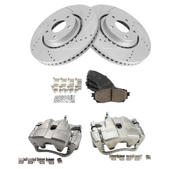 TRQ® - Performance Ceramic Brake Kit with Calipers
