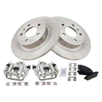 TRQ® - Rear Disc Brake Kit with Ceramic Pads and Calipers