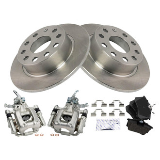 TRQ® - Rear Disc Brake Kit with Ceramic Pads and Calipers