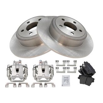 TRQ® - Rear Disc Brake Kit with Ceramic Pads and Calipers