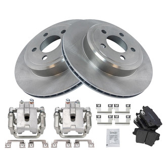 TRQ® - Rear Disc Brake Kit with Ceramic Pads and Calipers