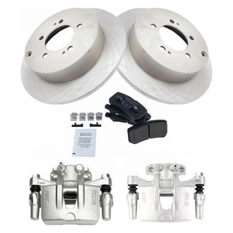 TRQ® - Disc Brake Kit with Ceramic Pads and Calipers