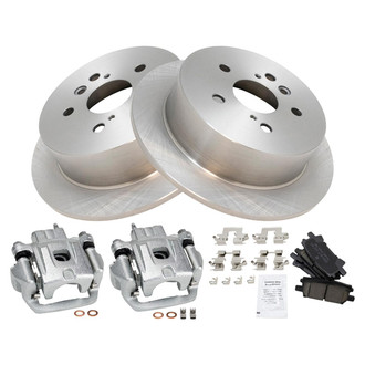 TRQ® - Rear Disc Brake Kit with Ceramic Pads and Calipers