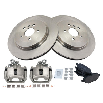 TRQ® - Rear Disc Brake Kit with Ceramic Pads and Calipers