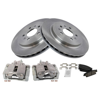 TRQ® - Rear Disc Brake Kit with Ceramic Pads and Calipers