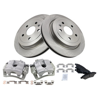 TRQ® - Disc Brake Kit with Ceramic Pads and Calipers