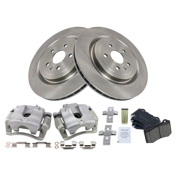 TRQ® - Rear Disc Brake Kit with Ceramic Pads and Calipers