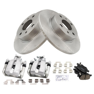 TRQ® - Disc Brake Kit with Ceramic Pads and Calipers