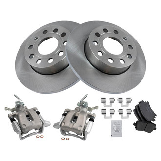 TRQ® - Rear Disc Brake Kit with Ceramic Pads and Calipers