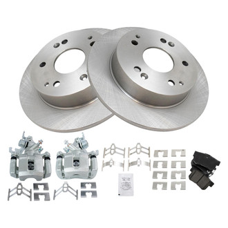 TRQ® - Rear Disc Brake Kit with Ceramic Pads and Calipers